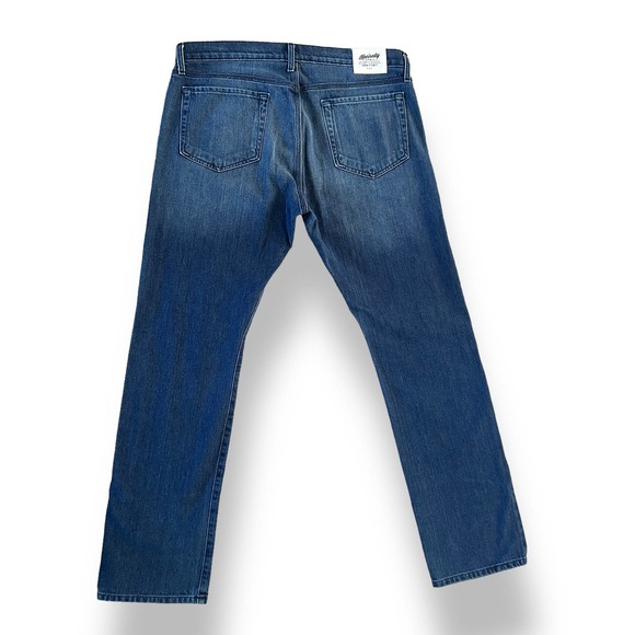 Kennedy Denim Men's Straight Leg Distressed Jeans Blue Size 36x32 - Picture 2 of 9